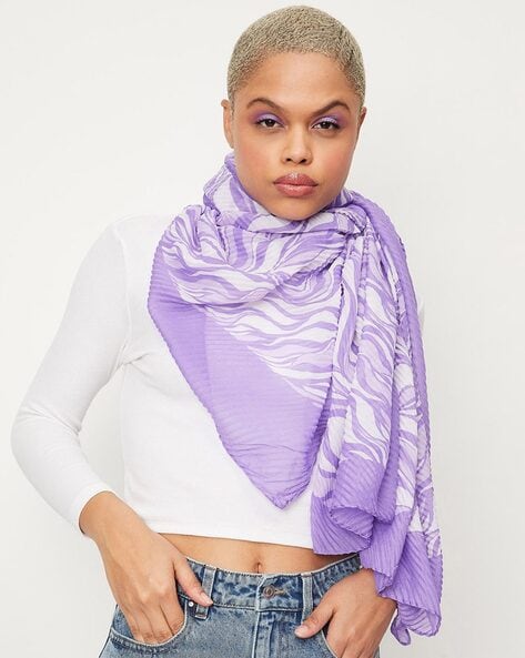 Printed Polyester Scarf Price in India