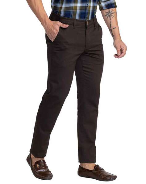 Oxemberg Mens Poly Viscose Super Slim Fit Formal Trousers F7167B Brown Size  38 in Bangalore - Dealers, Manufacturers & Suppliers - Justdial