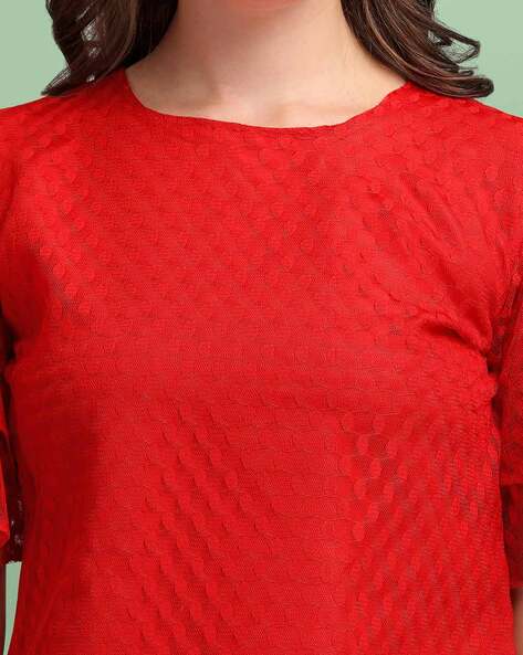 Buy Red Tops for Women by Wedani Online