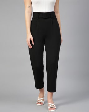 Women Beige Trousers  Buy Women Beige Trousers online in India