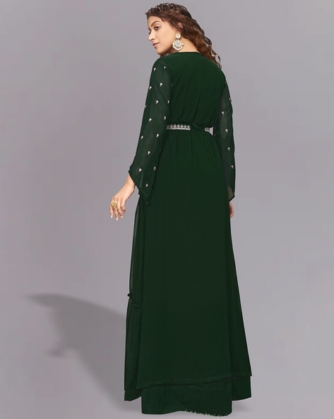 Buy Green Dresses & Gowns for Women by MISS ETHNIK Online