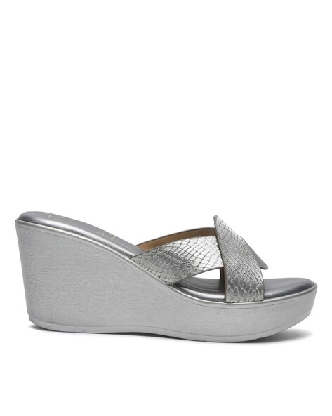 NAKED FEET - PARADOX in GREY Wedge Sandals – shop.gottahavemypumps.com