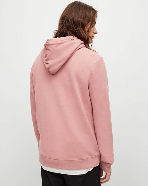 Buy Salmon Pink Sweatshirt Hoodies for Men by ALL SAINTS Online Ajio