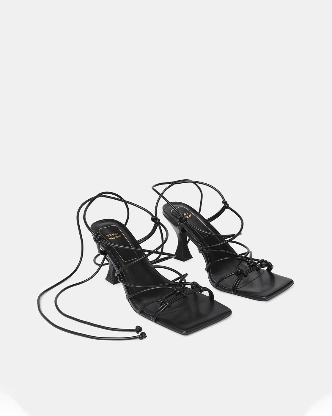 Zara Suede high-heel lace-up sandals - Studio | Mall of America®