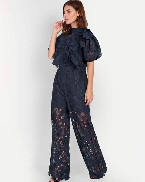 Share more than 71 navy lace jumpsuit best