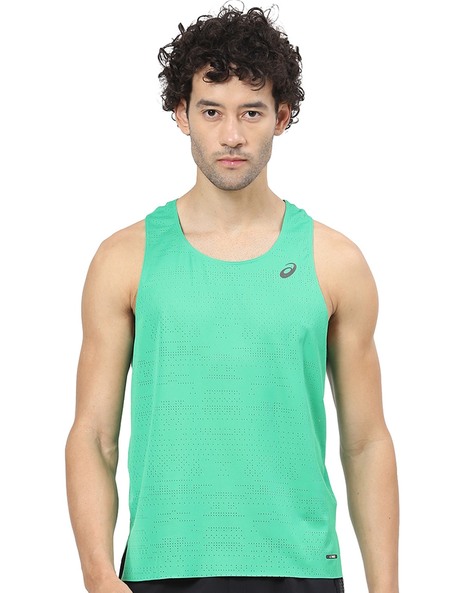 Asics running hotsell singlet men's