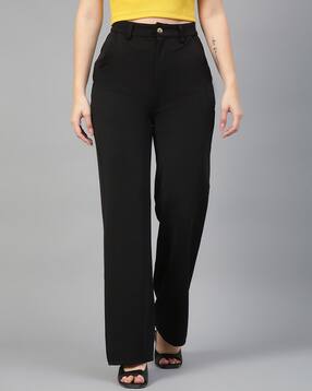 kotty High-Rise Straight Fit Trousers-picture-47