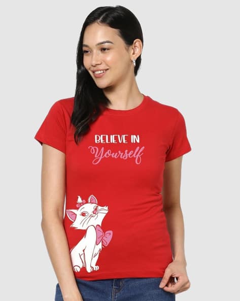 Buy Red Tshirts for Women by BEWAKOOF Online