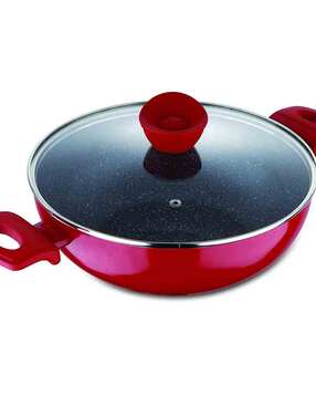 bergner Non-Stick Kadai with Glass Lid-picture-12