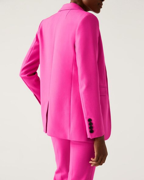 Pink blazer marks and spencer hotsell