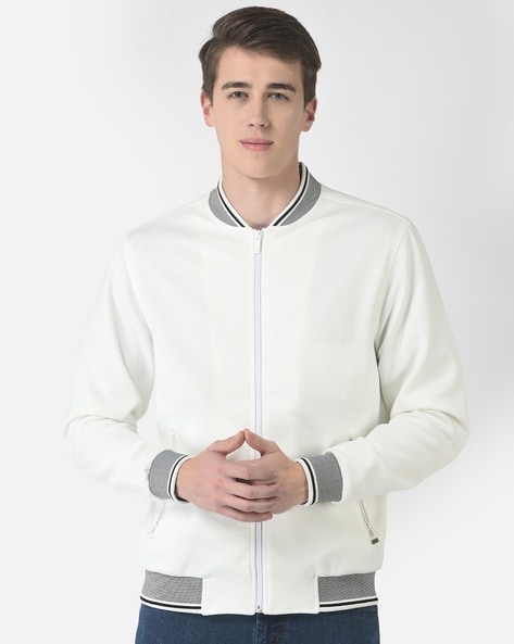 White on sale collar jacket