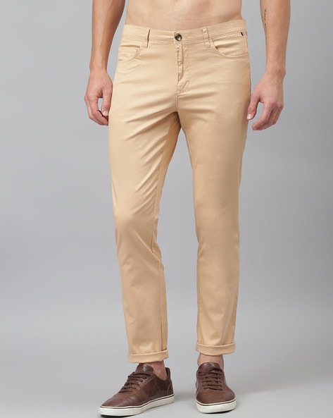 Buy The Pant Project Men Tailored Slim Fit Cotton Cargo Trousers - Trousers  for Men 21811888 | Myntra