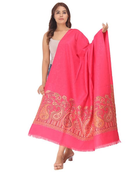 Buy Pink Shawls Wraps for Women by MANRA Online