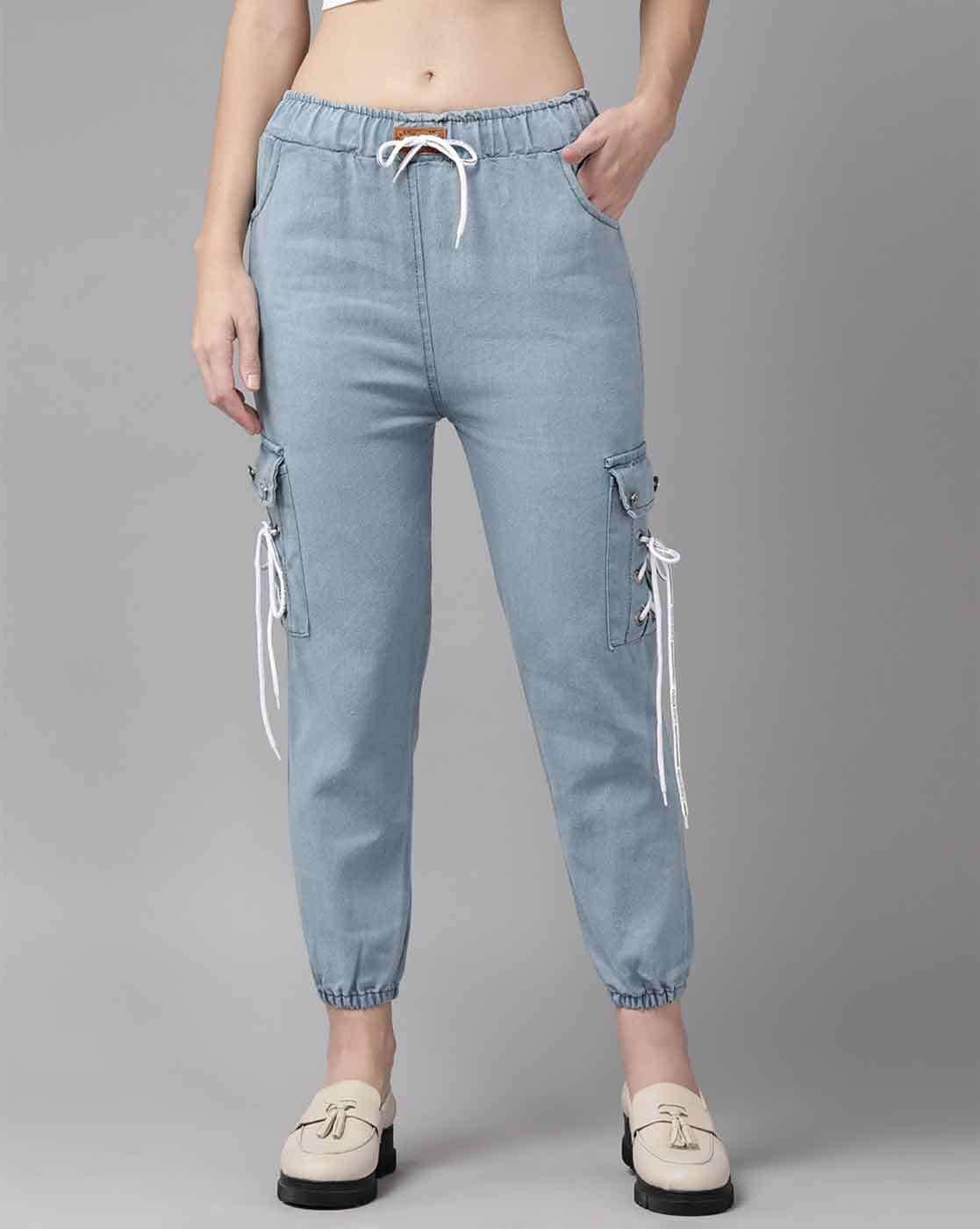SHOWOFF Women Pink Solid Jogger Jeans