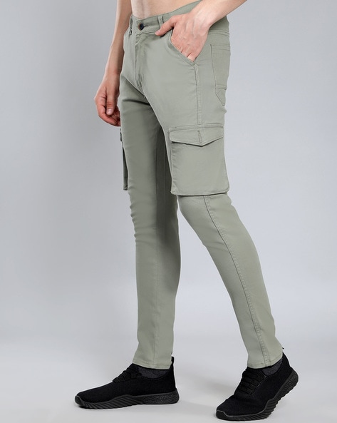 Fixed Waist Skinny Cargo Trouser | boohooMAN USA