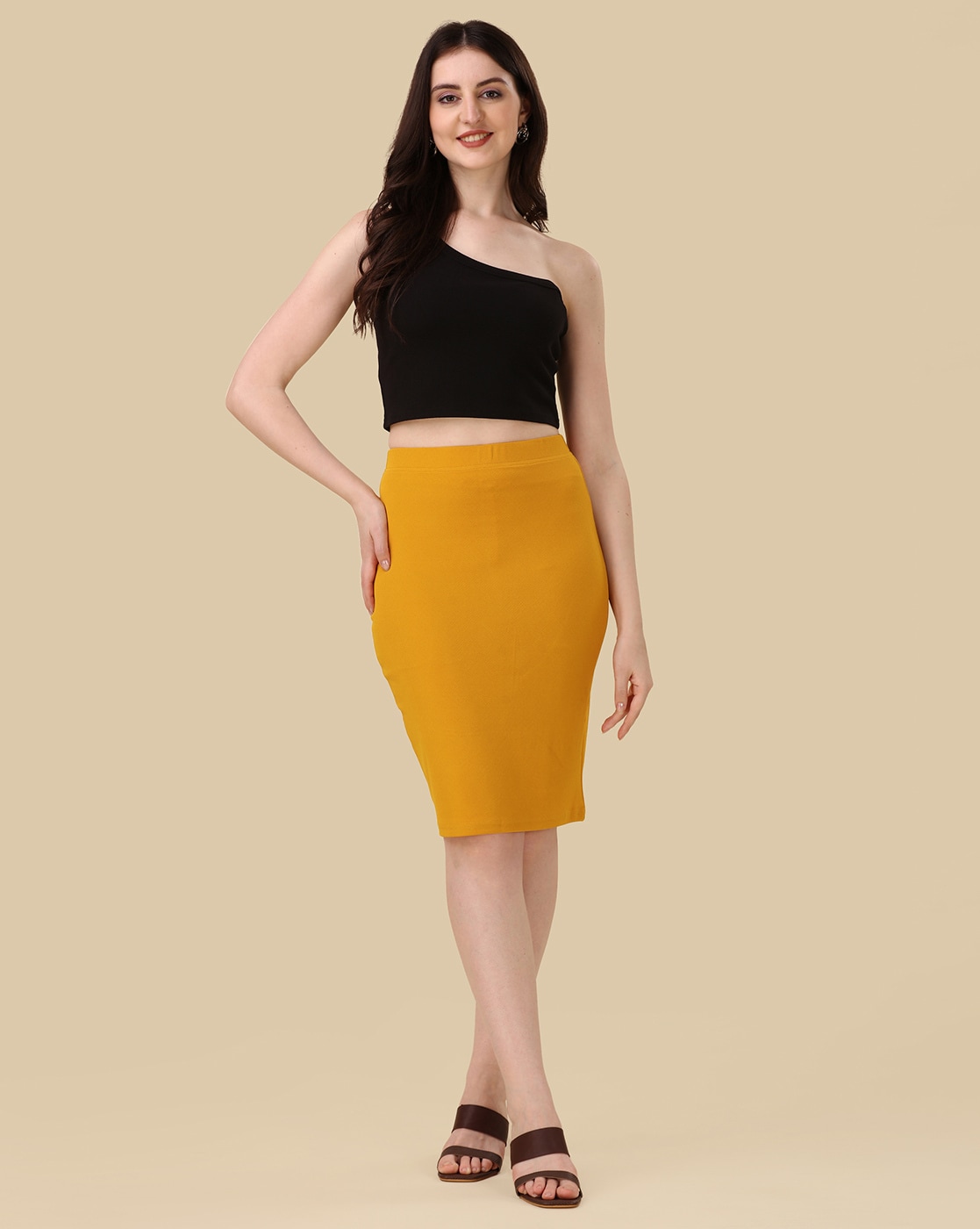 Mustard tube outlet skirt