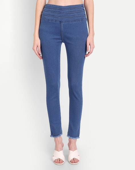 Buy Blue Jeans & Jeggings for Women by ANGELFAB Online