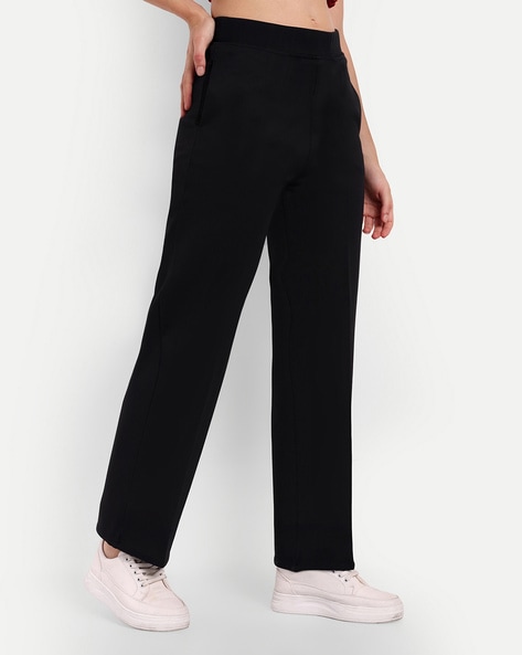 Buy Black Trousers & Pants for Women by Broadstar Online