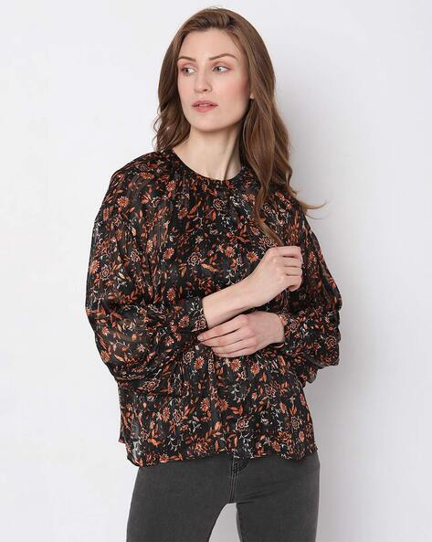 Buy Black Tops for Women by Vero Moda Online | Ajio.com