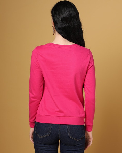 Fuchsia sweatshirt discount