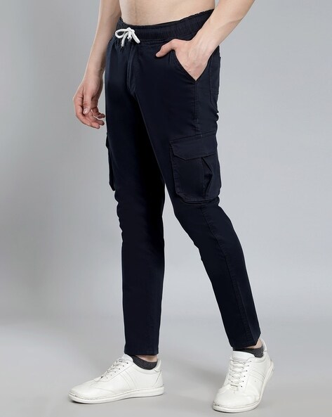 Buy Roadster Regular Fit Men Black Trousers Online at Best Prices in India  | Flipkart.com