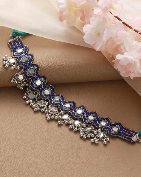 Jewelry | Black Blue Necklace Set | Poshmark