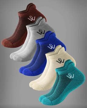 woxen Pack of 5 Ankle Length Socks-picture-21