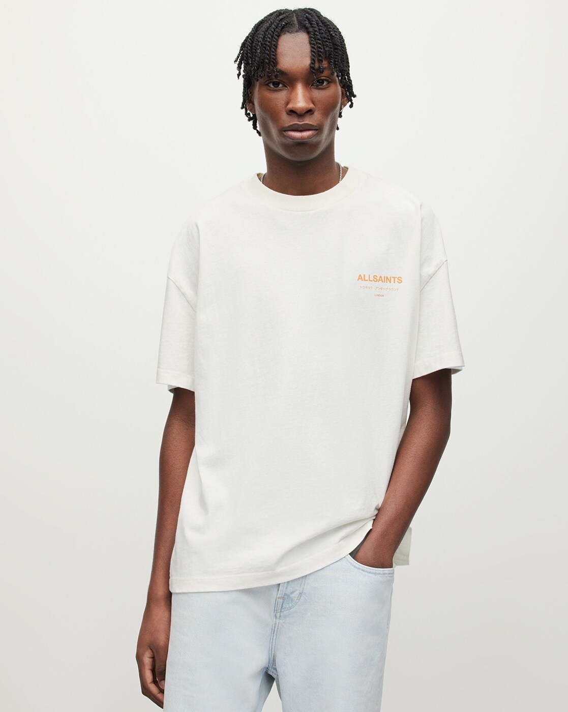 ESSENTIAL OVERSIZED T-SHIRT  Men's t-shirt, blank t-shirt - OFF WHITE –  NEWKIND