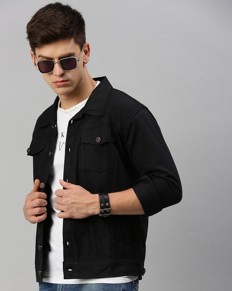 Into Men's Casual Hooded Slim Fit Denim Jacket Cowboy Tracksuits at Amazon  Men's Clothing store