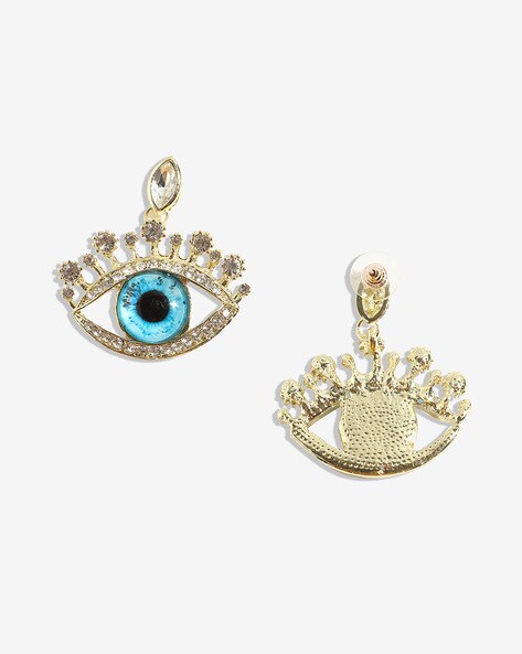 Tribal Rare Evil Eye Drop Earrings