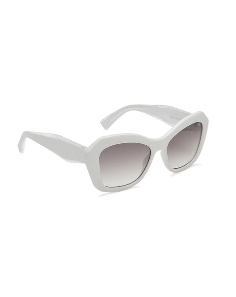 Prada Eyewear logo-lettering cat-eye Sunglasses - Farfetch