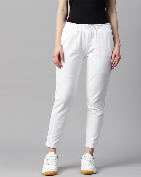 Buy White Track Pants for Women by LAABHA Online