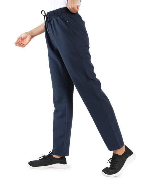 Buy Navy Blue Track Pants for Women by BLISSCLUB Online