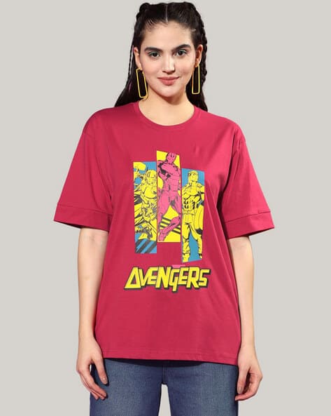 Oversized Shirt Avengers Women Tshirt Tokyo Talkies Women Marvel