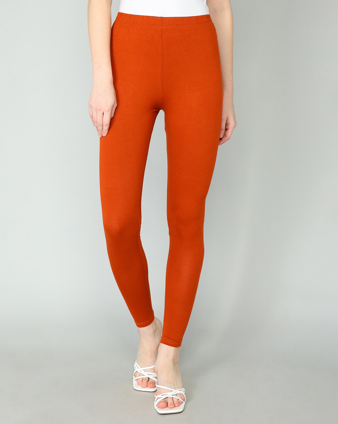 Rust Orange Leggings 