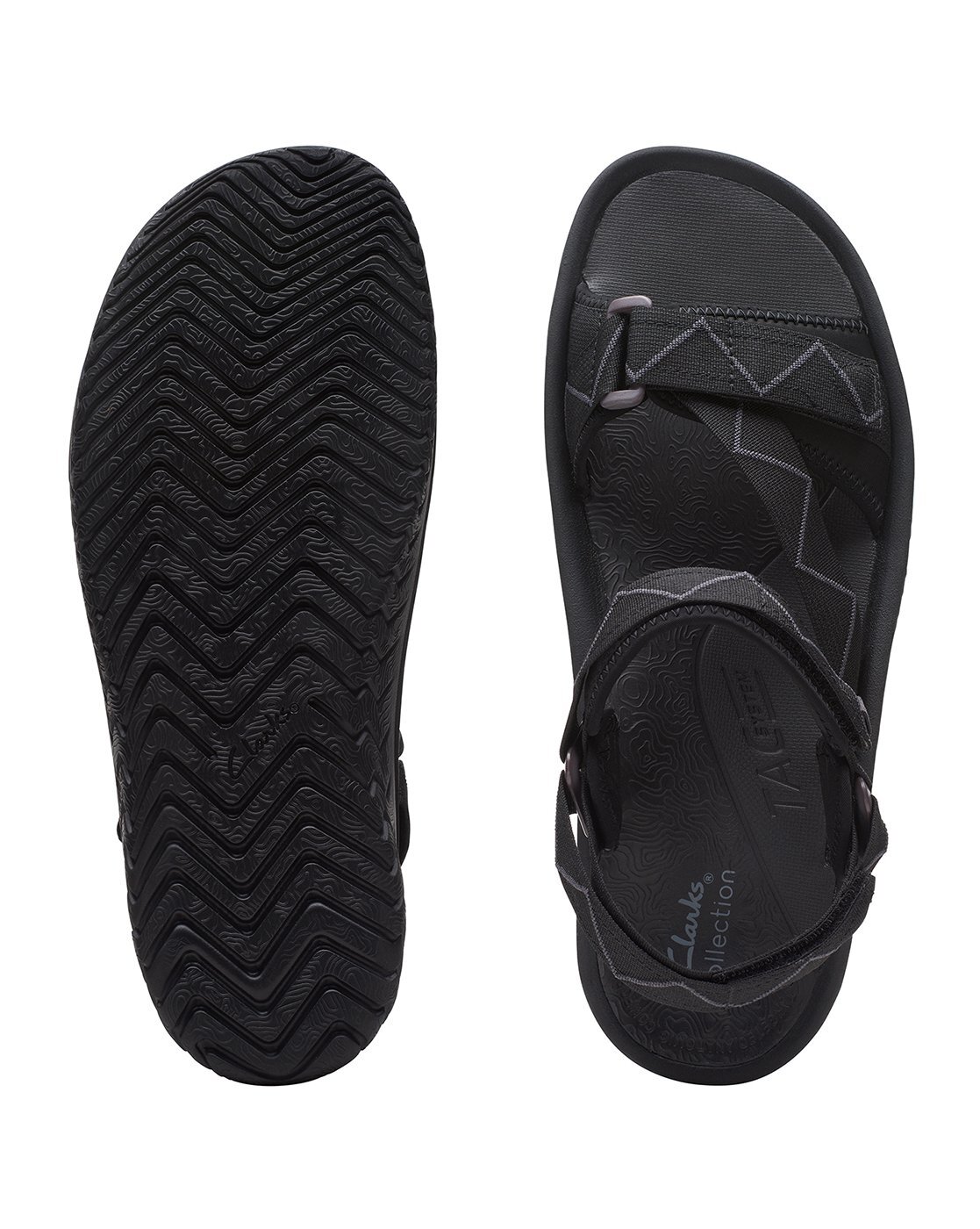 Clarks mens store walking sandals