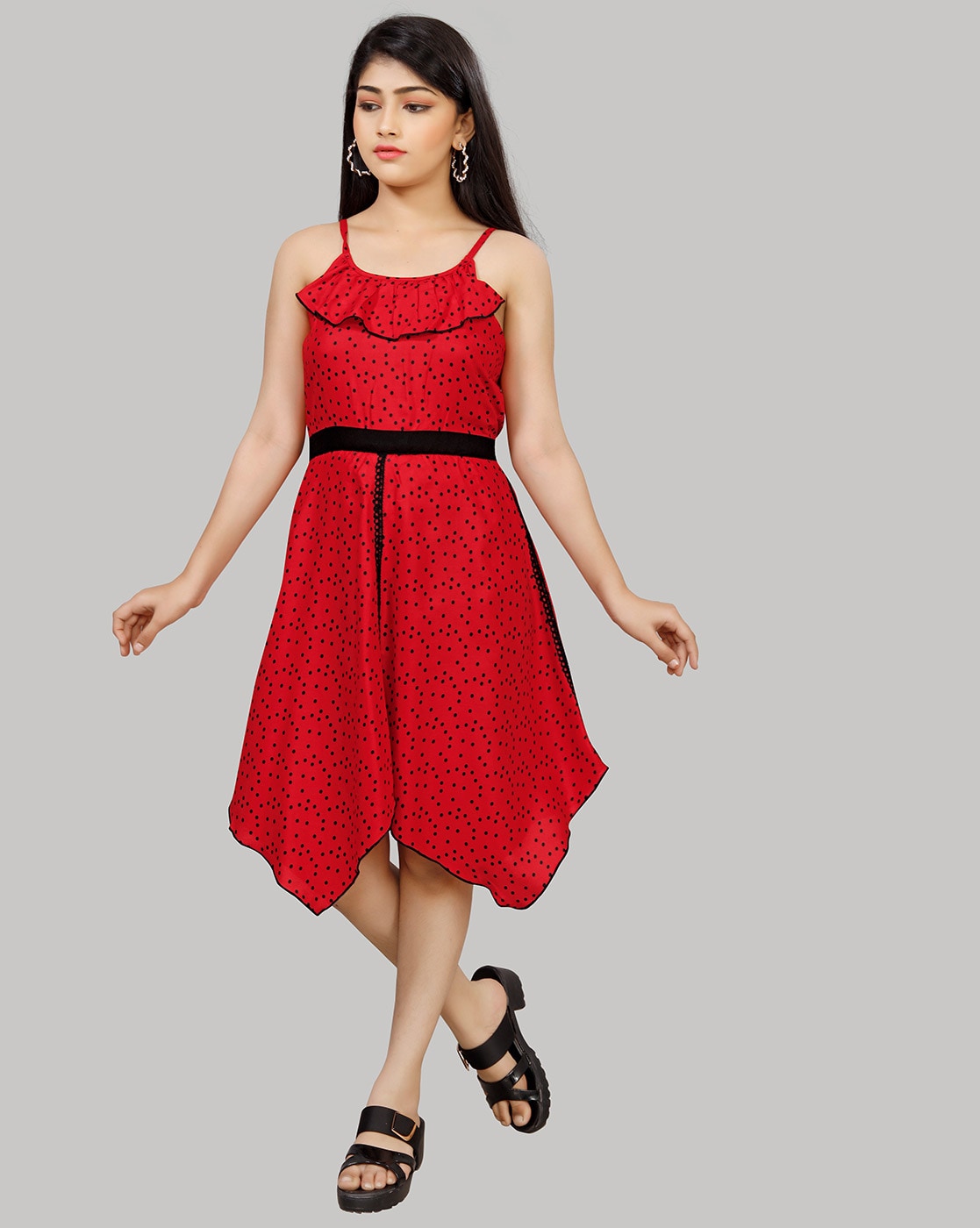 Buy Red Dresses for Women by Mabish By Sonal Jain Online | Ajio.com
