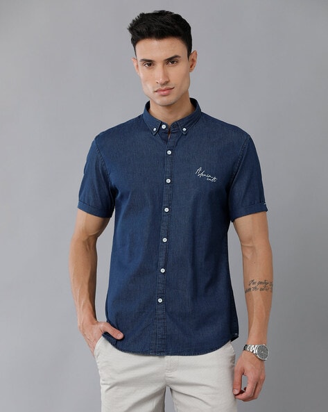 Milano Denim Button Down - Men's – Bridge & Boro