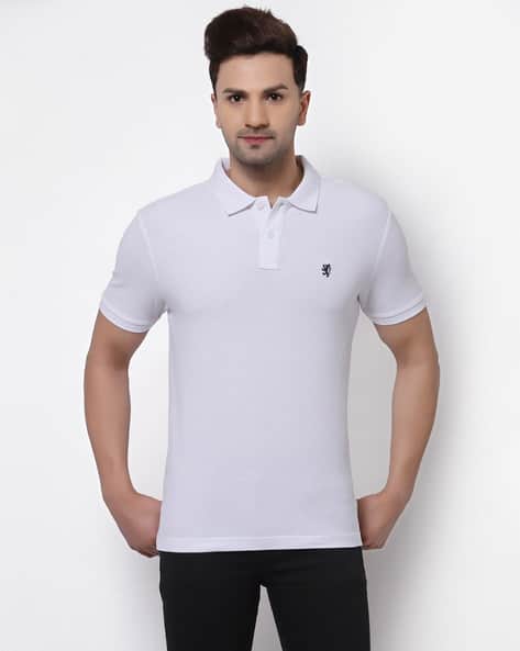Regular Fit Round-Neck Polo T-Shirt