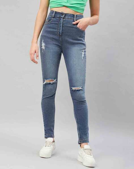 Buy Blue Jeans & Jeggings for Women by ORCHID BLUES Online