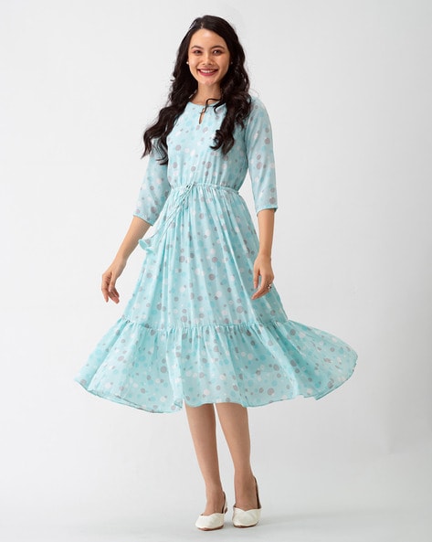 Aqua polka hot sale dot dress