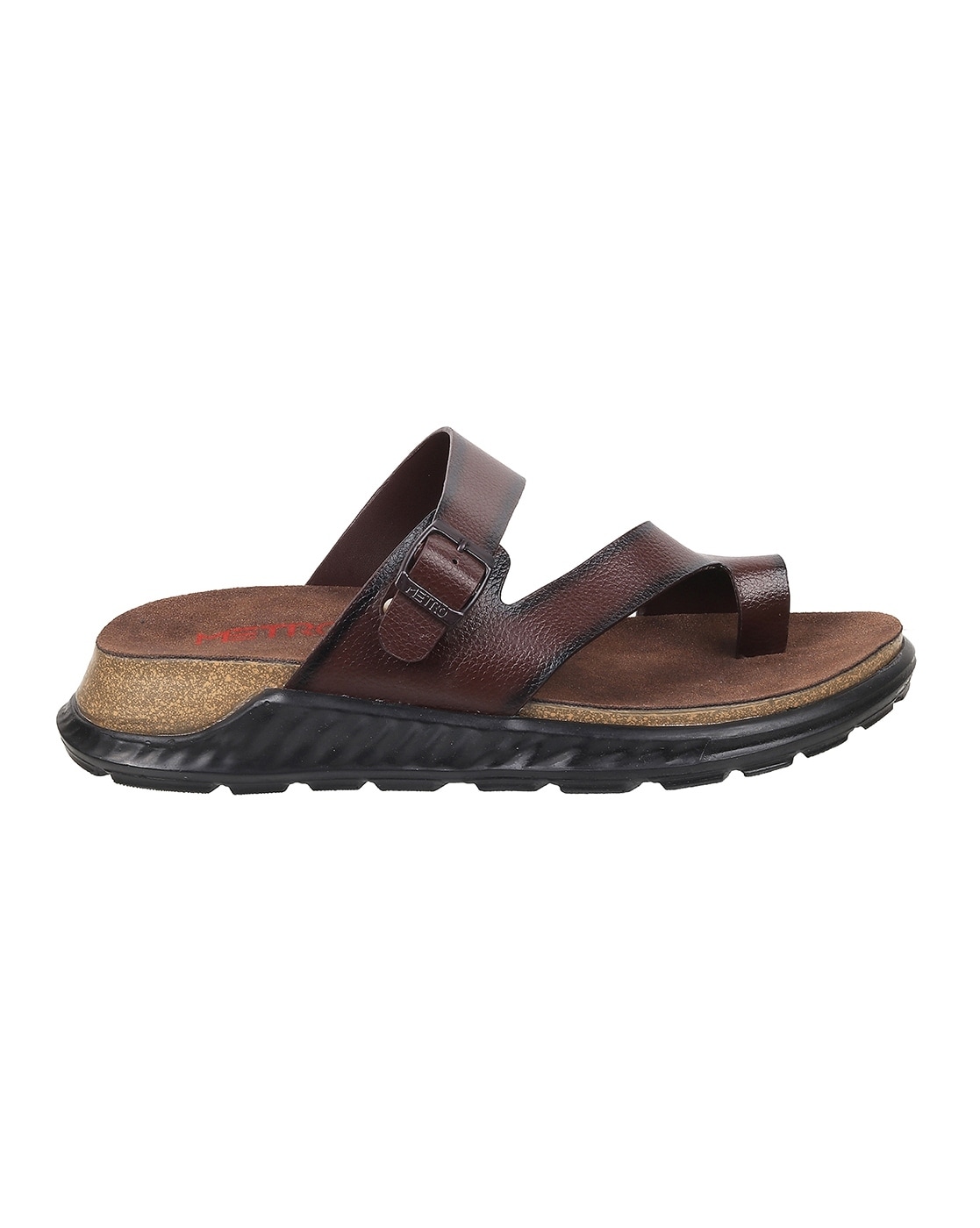 Metro 18-306-Black Ethnic Sandal at Rs 2093/piece | Leather Slippers in  Jalandhar | ID: 14621458988