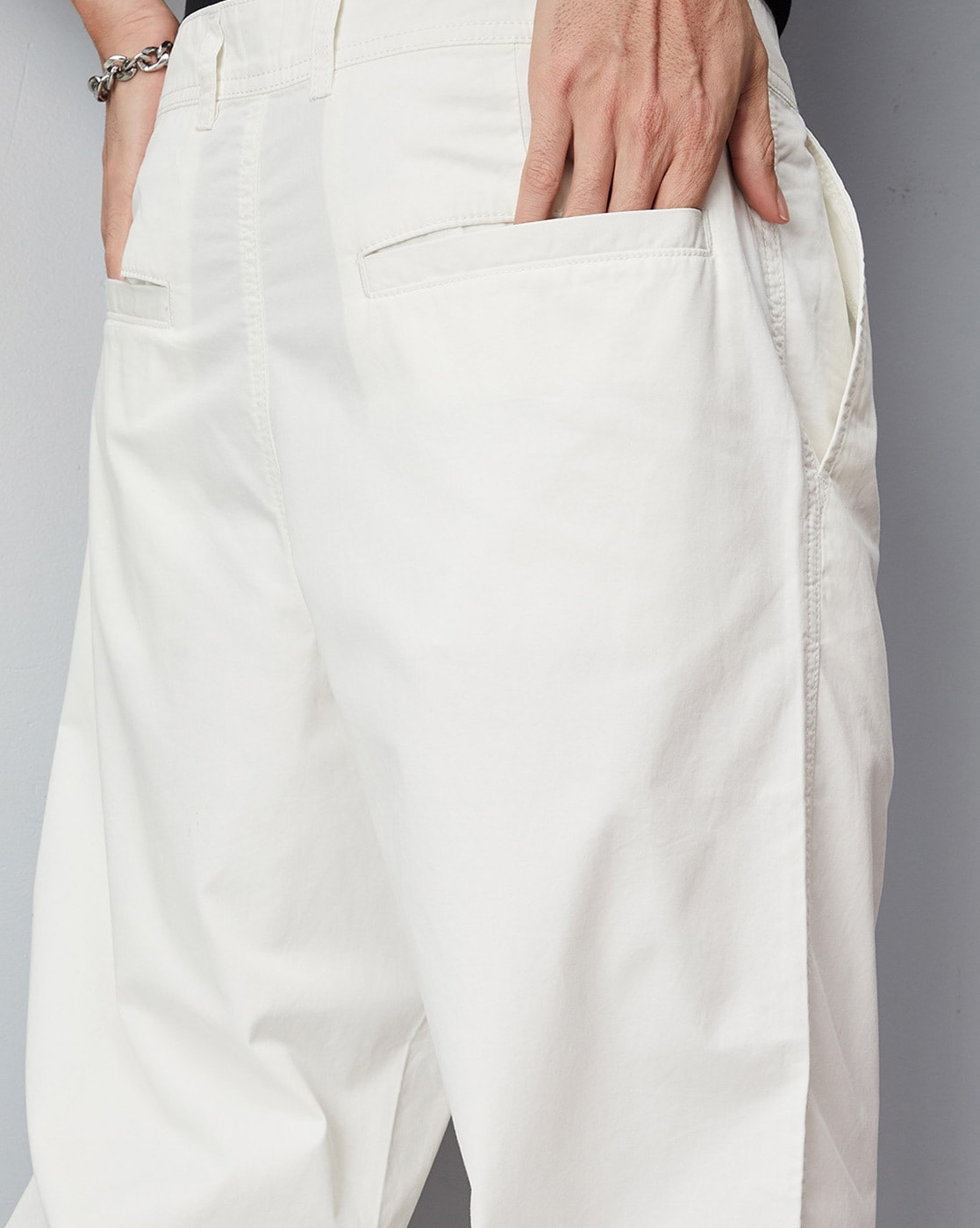Buy Off White Trousers & Pants for Men by MAX Online