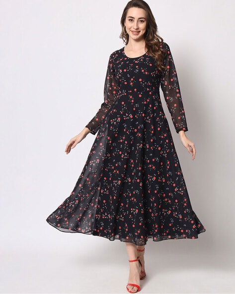 gkmcreation Women Layered Black Dress - Buy gkmcreation Women Layered Black  Dress Online at Best Prices in India | Flipkart.com