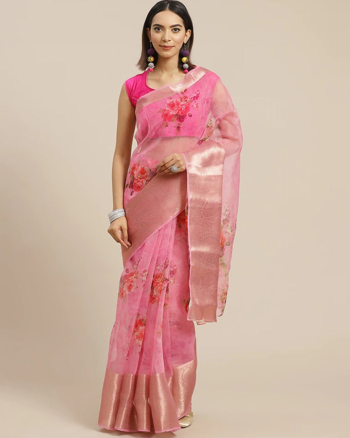 Buy Blue Sarees for Women by ZARI Online | Ajio.com