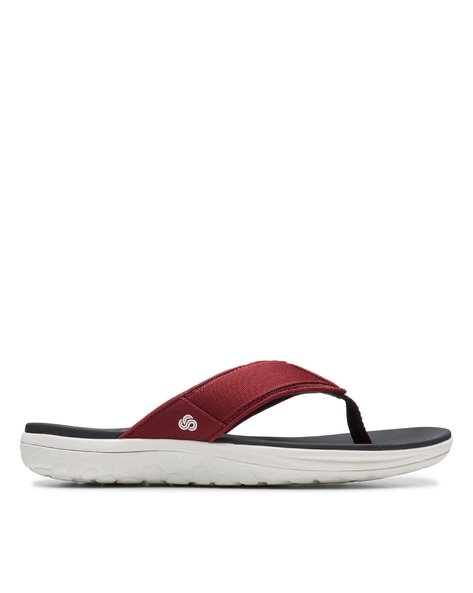 Clarks sandals sales mens red