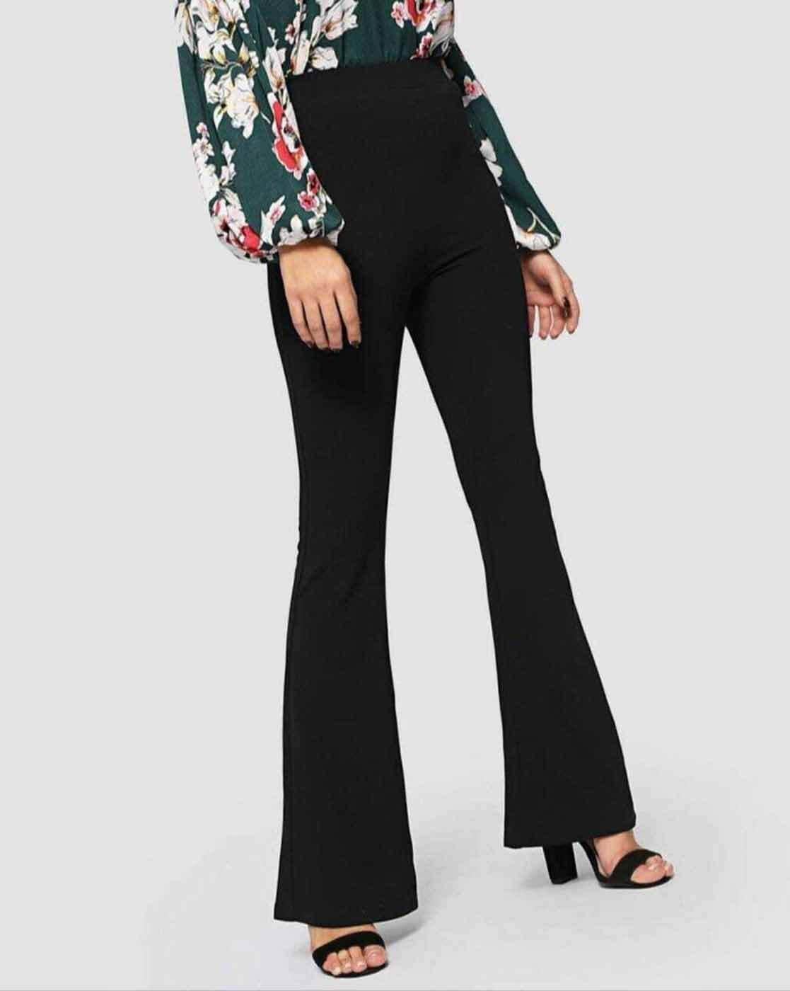 Buy ADDYVERO Regular Fit Women Black Cotton Blend Trousers Online at Best  Prices in India  JioMart