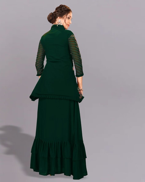 Buy Green Dresses & Gowns for Women by MISS ETHNIK Online