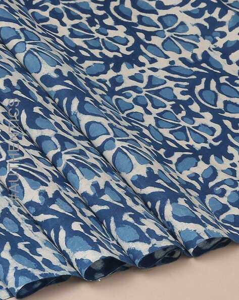 Buy Indigo Dress Material for Women by Indie Picks Online | Ajio.com