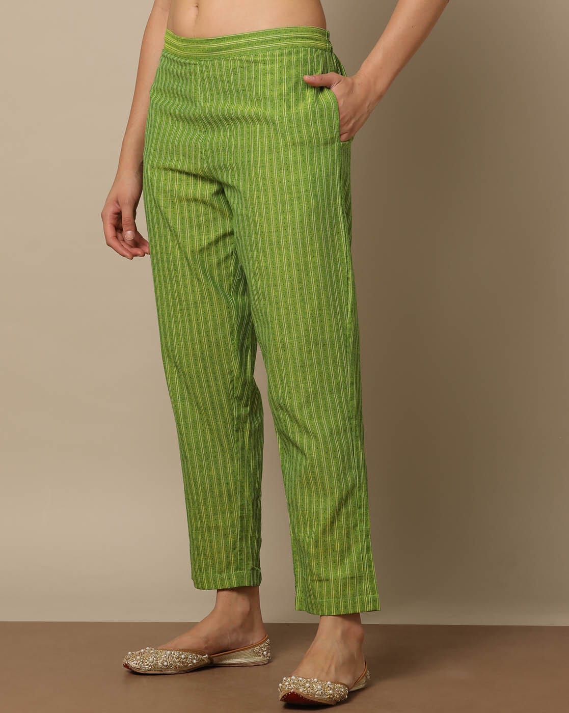 Buy Beige Trousers  Pants for Women by LABEL RITU KUMAR Online  Ajiocom